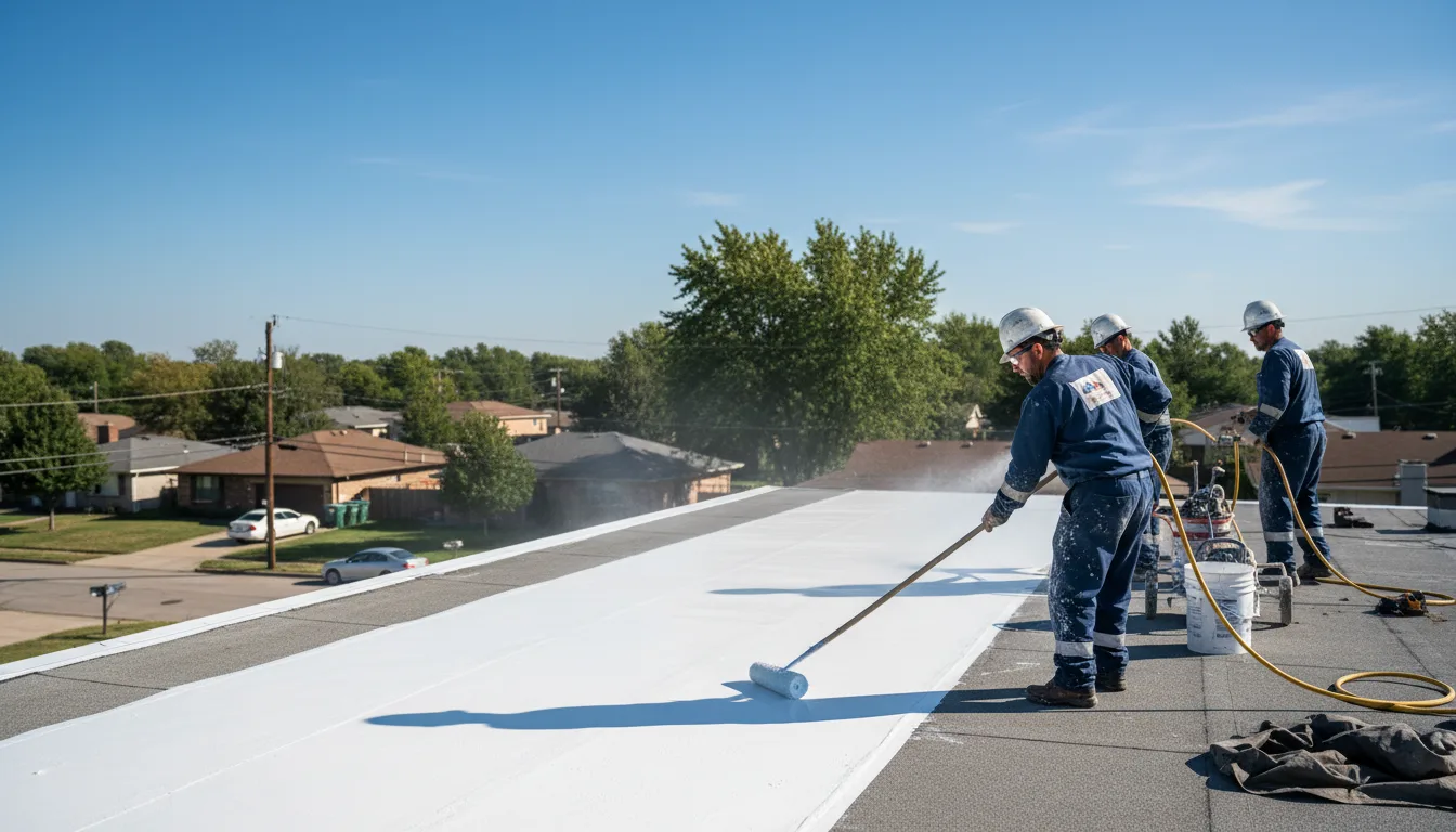Commercial roof coating in Evergreen, CO near me